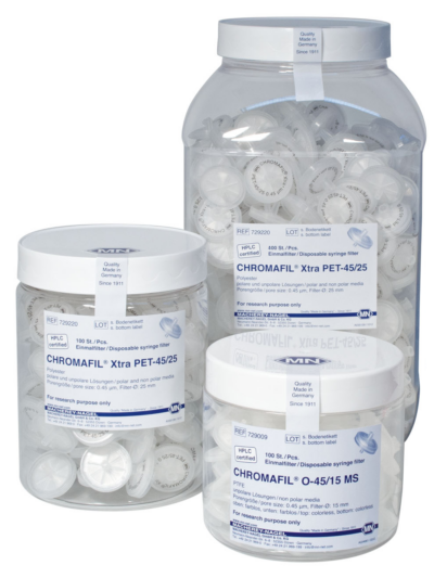 CHROMAFIL® Syringe Filters Ideal for GC, HPLC, and UHPLC Sample Prep